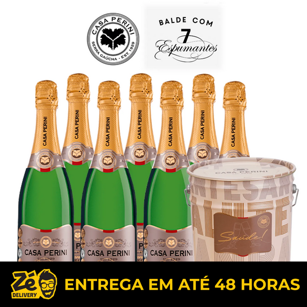 Balde Espumante Casa Perini Brut 7x750ml